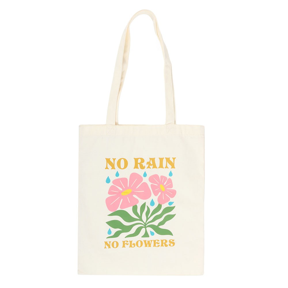No Rain No Flowers Tote Bag