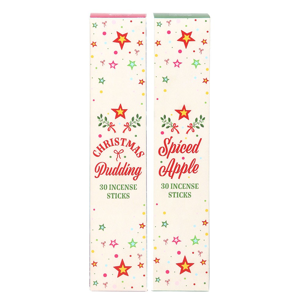 S/2 Christmas incense stick packs