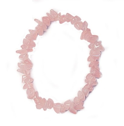 BR4034  CHIP BRACELET - ROSE QUARTZ