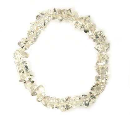 BR4036  CHIP BRACELET - CLEAR CRYSTAL