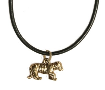 P1314  ANT. GOLD TIGER CHOKER