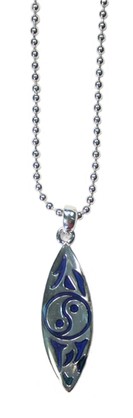 P4958 MOOD YIN YANG SURFBOARD BALL CHAIN