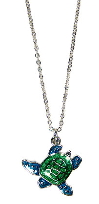 P4825  BLUE/GREEN TURTLE PENDANT