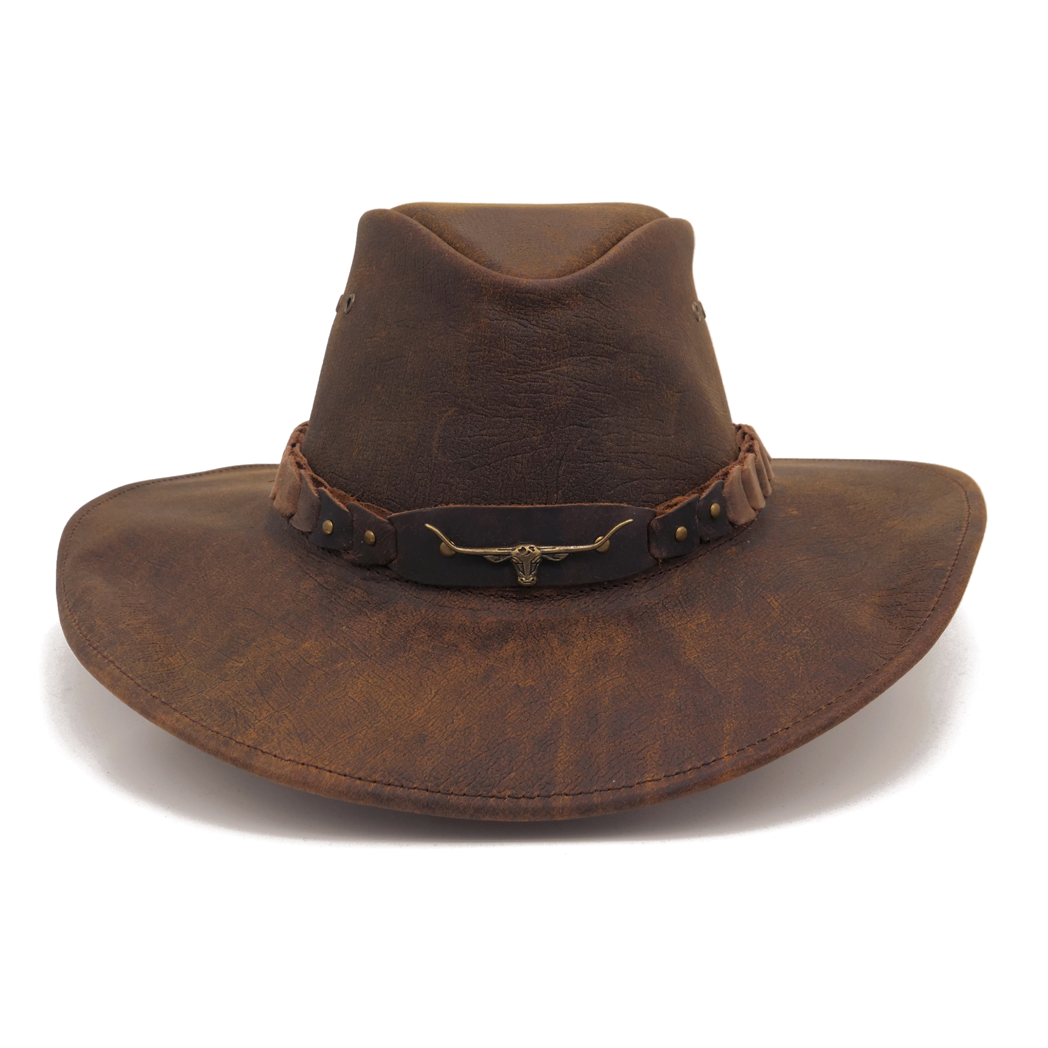6HW46 - Brumby Shapeable Leather Hat