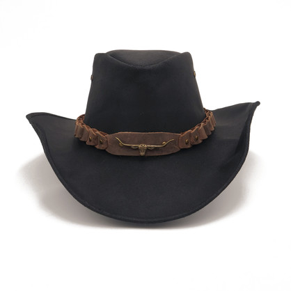 6HW46 - Brumby Shapeable Leather Hat