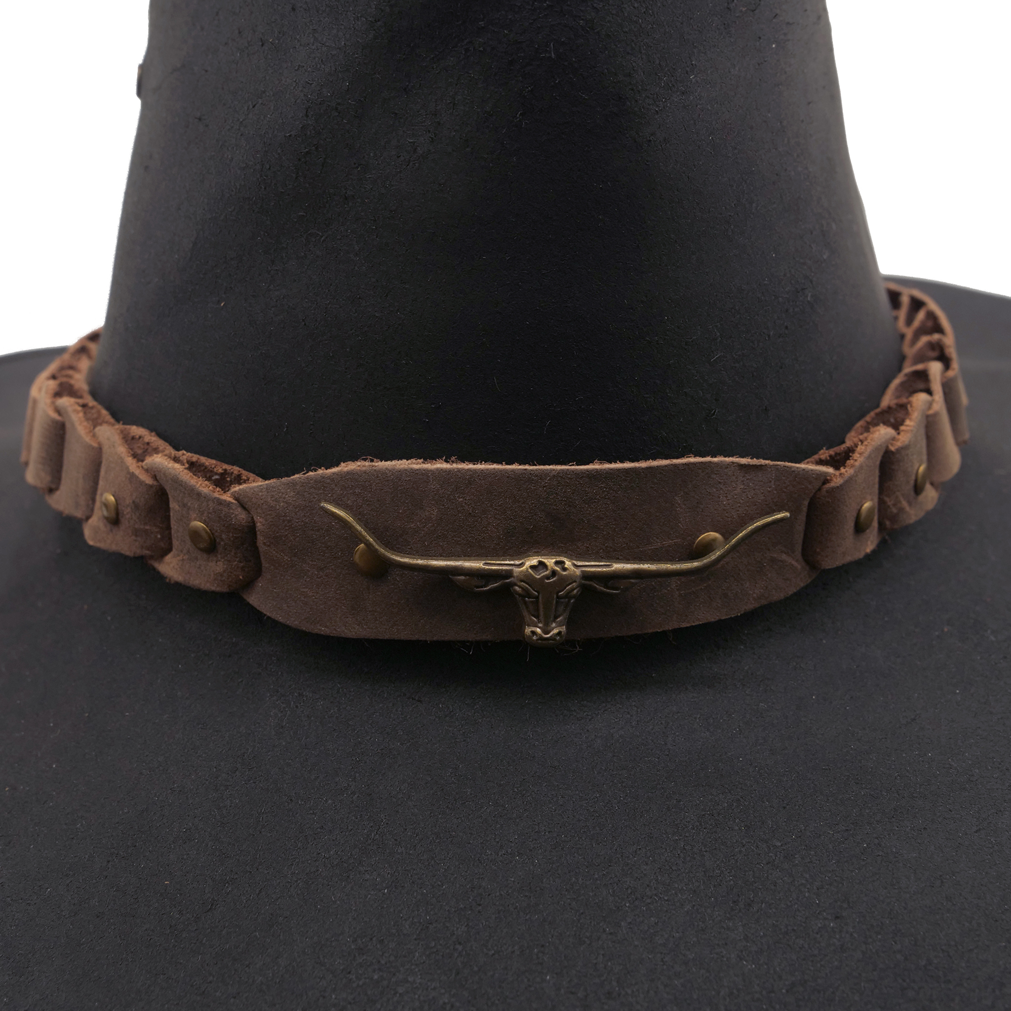 6HW46 - Brumby Shapeable Leather Hat