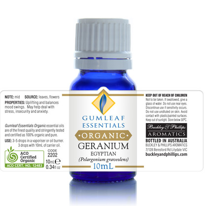 Organic Geranium Egyptian Essential Oil