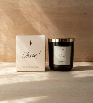 Classic Sentiments Candle | Cheers!