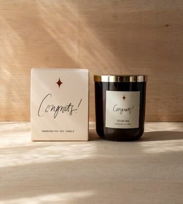 Classic Sentiments Candle | Congrats!