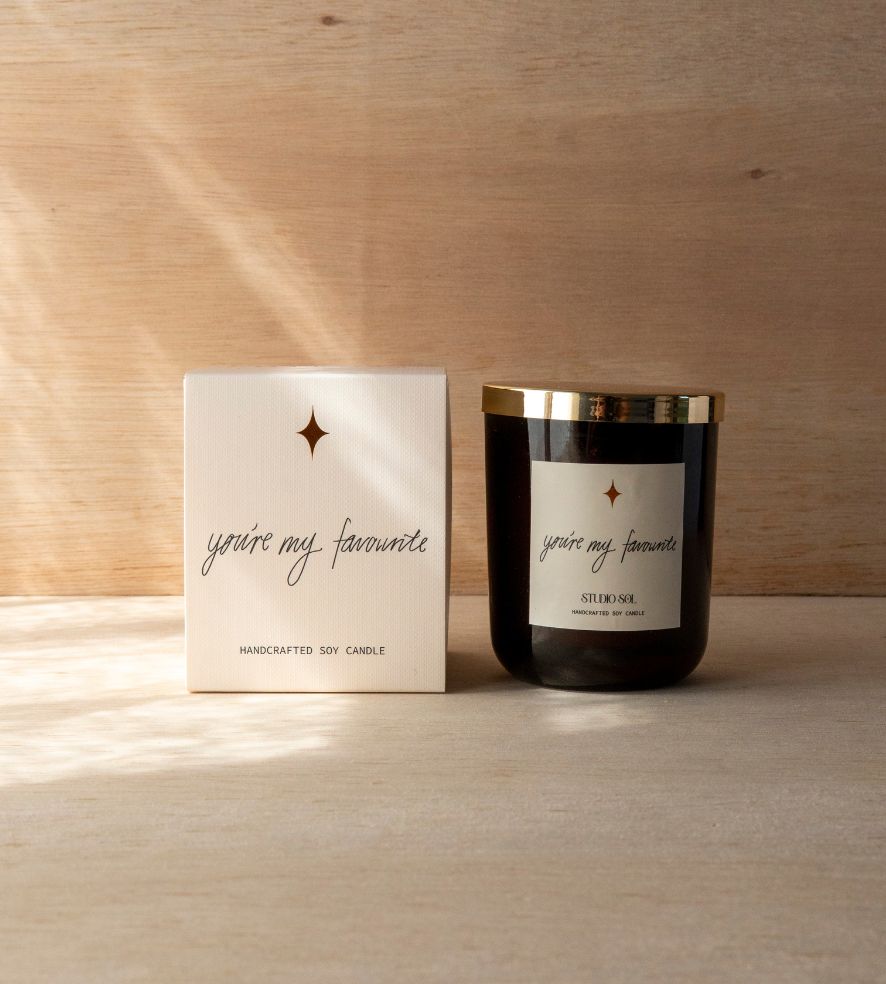 Classic Sentiments Candle | You're My Favourite