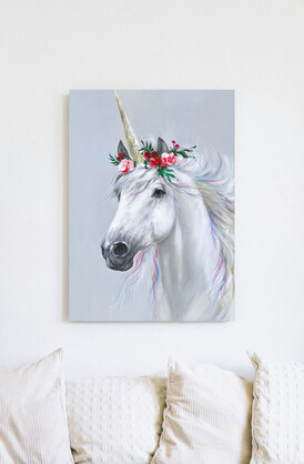 50*70*2.8cm Unicorn Canvas Print