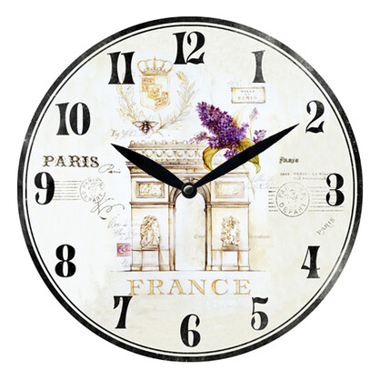 28.8cm MDF Arc de Triomphe Wall Clock