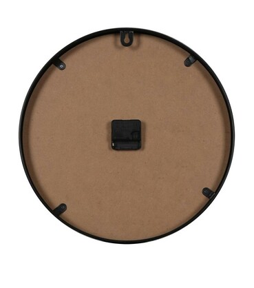 40*40*4.5cm Metal Wall Clock with Nature colour Timber face