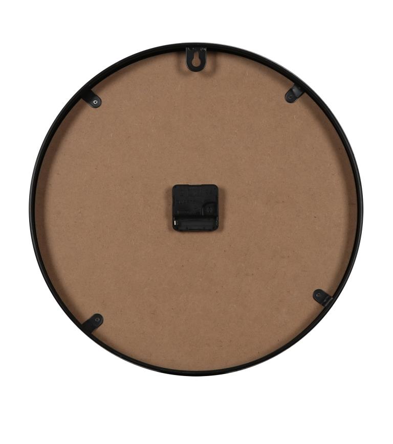 40*40*4.5cm Metal Wall Clock with Nature colour Timber face