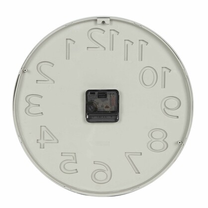 30.5cm Plastic Grey Wall Clock