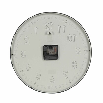 30.5cm Plastic Black Wall Clock