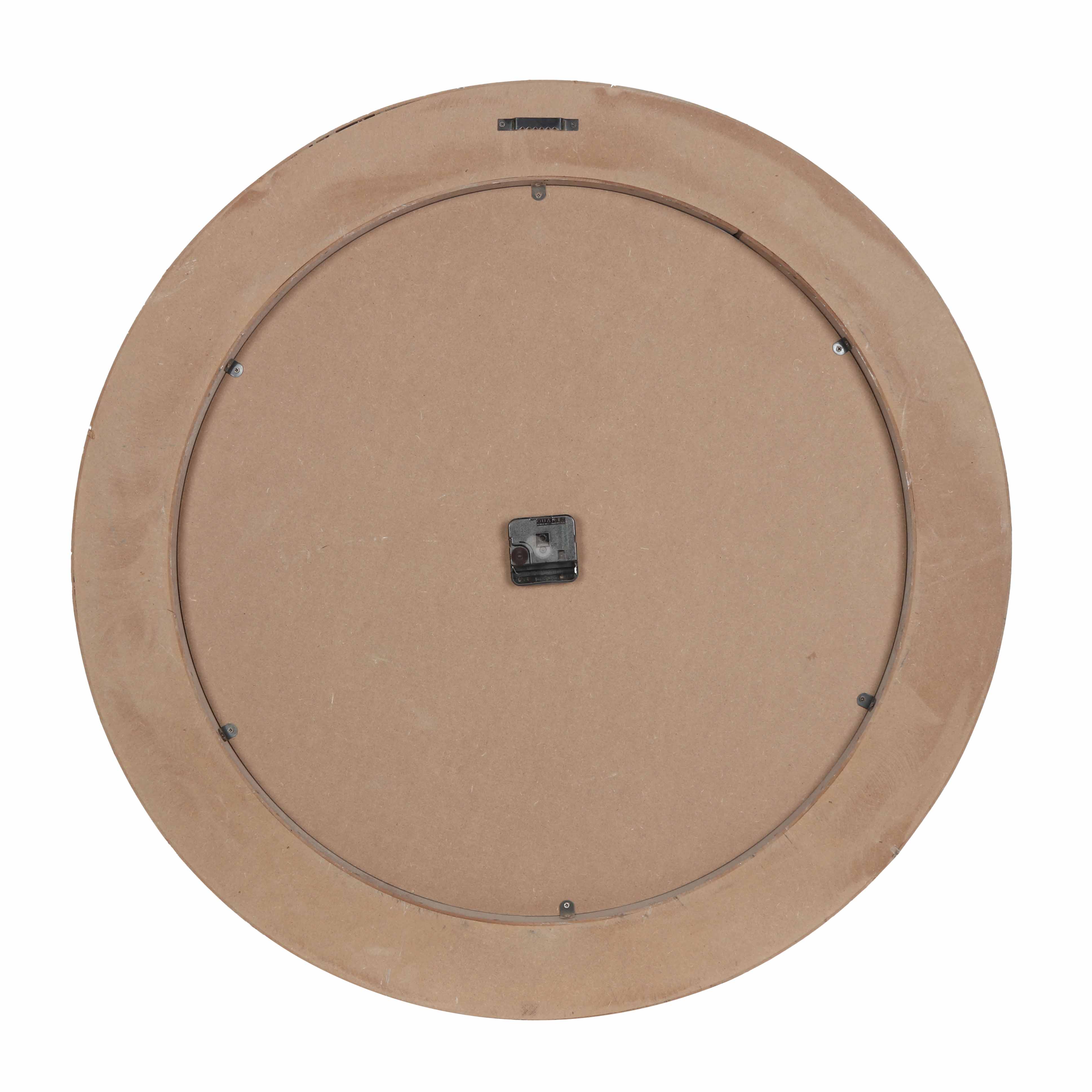 78*78*6.5cm Wooden Wall Clock with Glass face