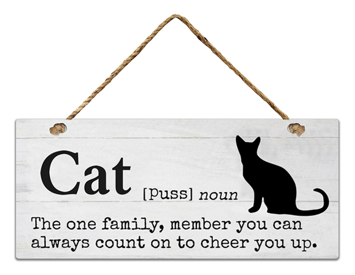 MDF Cat Wall Hanging 30*13*0.5cm