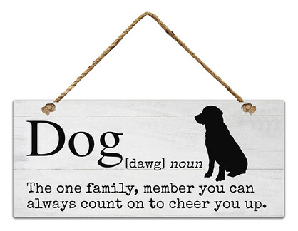 MDF Dog Wall Hanging 30*13*0.5cm