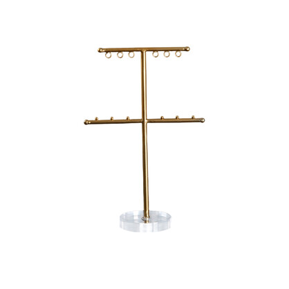 24.1*10.2*36.2cm Gold Jewellery Stand