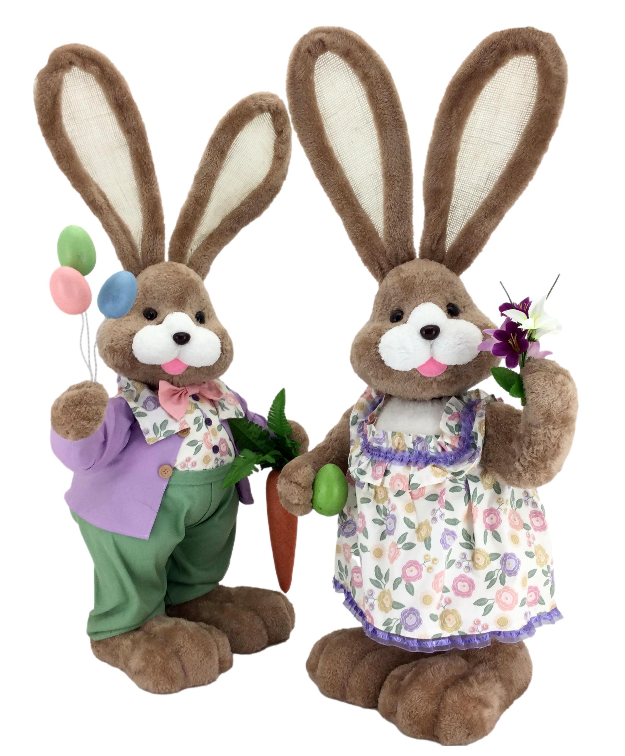 Wholesale PSH031 90CM MR VIOLET RABBIT theatre seasonal decor
