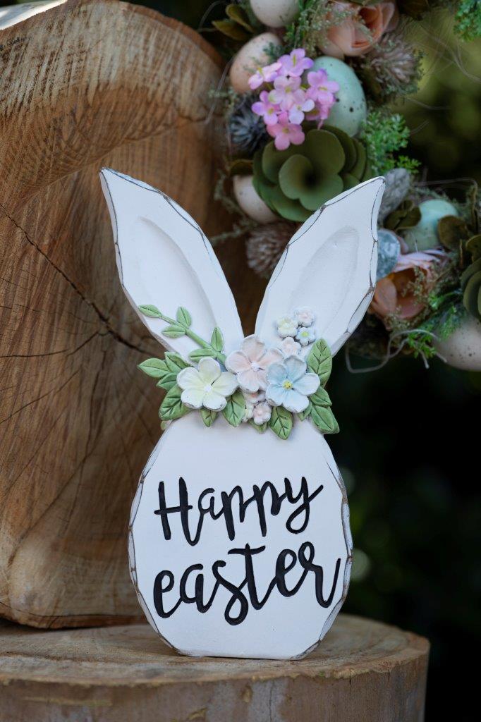 Wholesale PAA012 HAPPY EASTER RABBIT HEAD theatre seasonal decor