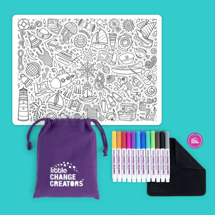 Re-FUN-able™ Colouring Set - SEASIDE