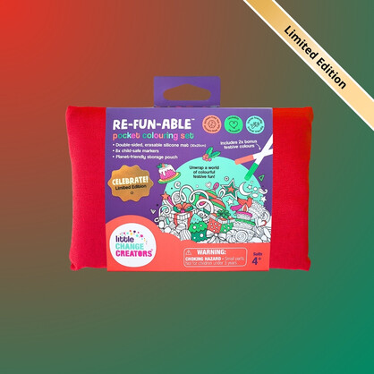 Limited Edition CELEBRATE! Pocket Reusable Colouring Set