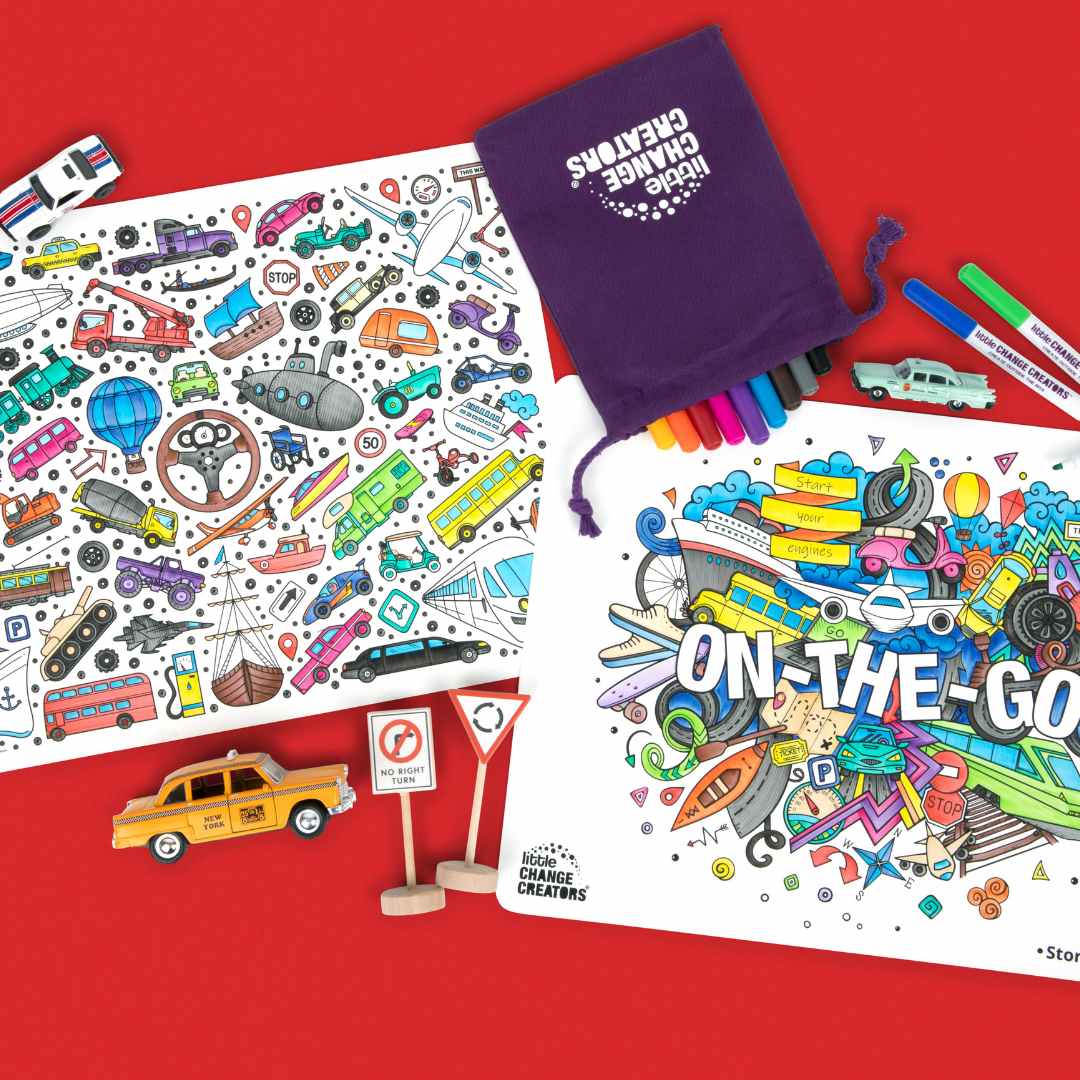 Wholesale Re-FUN-able™ Colouring Set - ON-THE-GO - Little Change ...