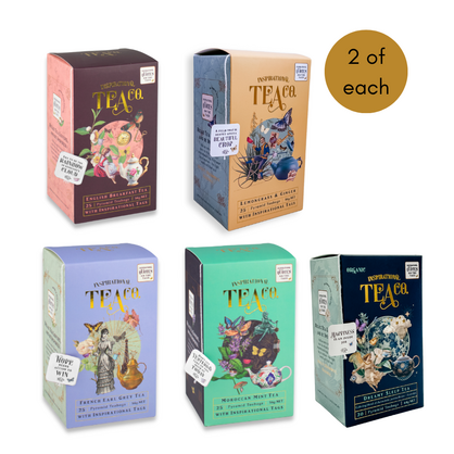 Starter Pack of Ten Mixed Tea Bags 25pks