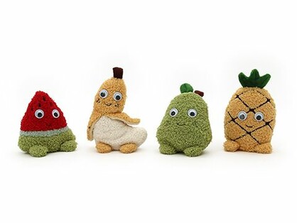 PLUSH – 14CM CUTE FRUIT (4 ASSTD)
