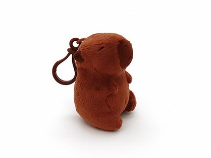 PLUSH MINI CAPYBARA BACKPACK CLIP – 11cm