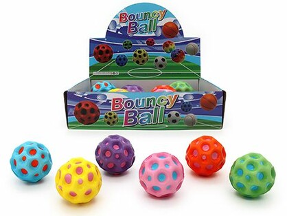 PU BOUNCY BALL – MACAROON COLOUR (6 ASSTD) – 7cm