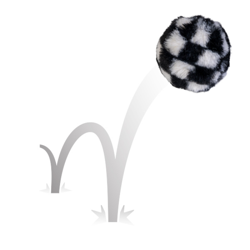 Pattern Plush Bouncing Ball