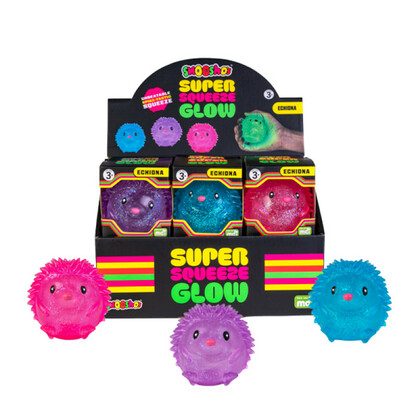 Smoosho's Super Squeeze Glow-in-the-dark Echidna