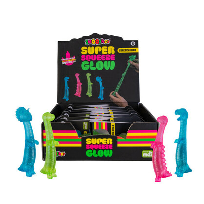 Smoosho's Super Glow-in-the-dark Stretchy Dino
