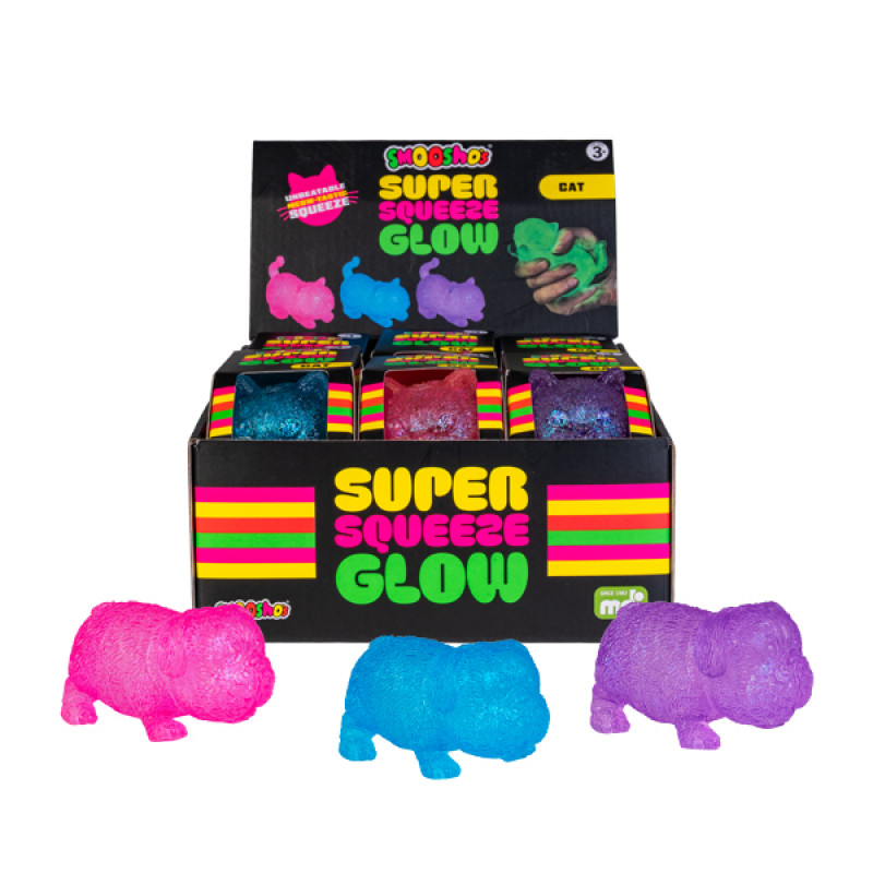 Smoosho's Super Squeeze Glow-in-the-dark Pug