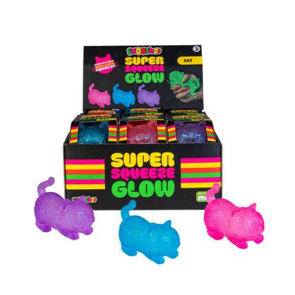 Smoosho's Super Squeeze Glow-in-the-dark Cat