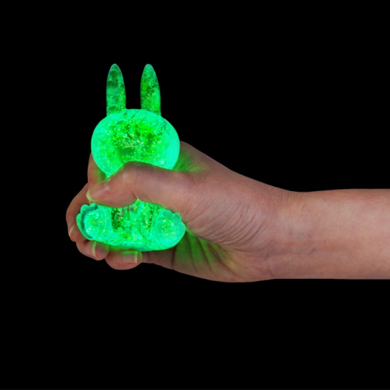 Smoosho's Super Squeeze Glow-in-the-dark Rabbit