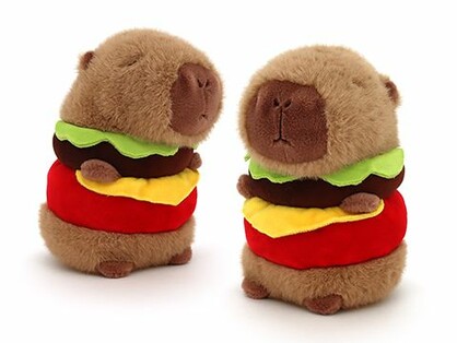 PLUSH – 23CM CAPYBARA HAMBURGER