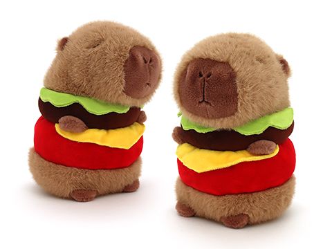 PLUSH – 23CM CAPYBARA HAMBURGER