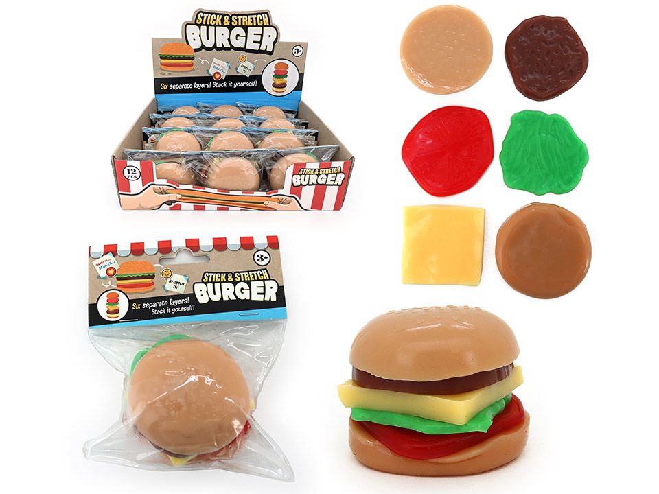 TABA SO SQUISH – 6PC LAYER BURGER – 7cm