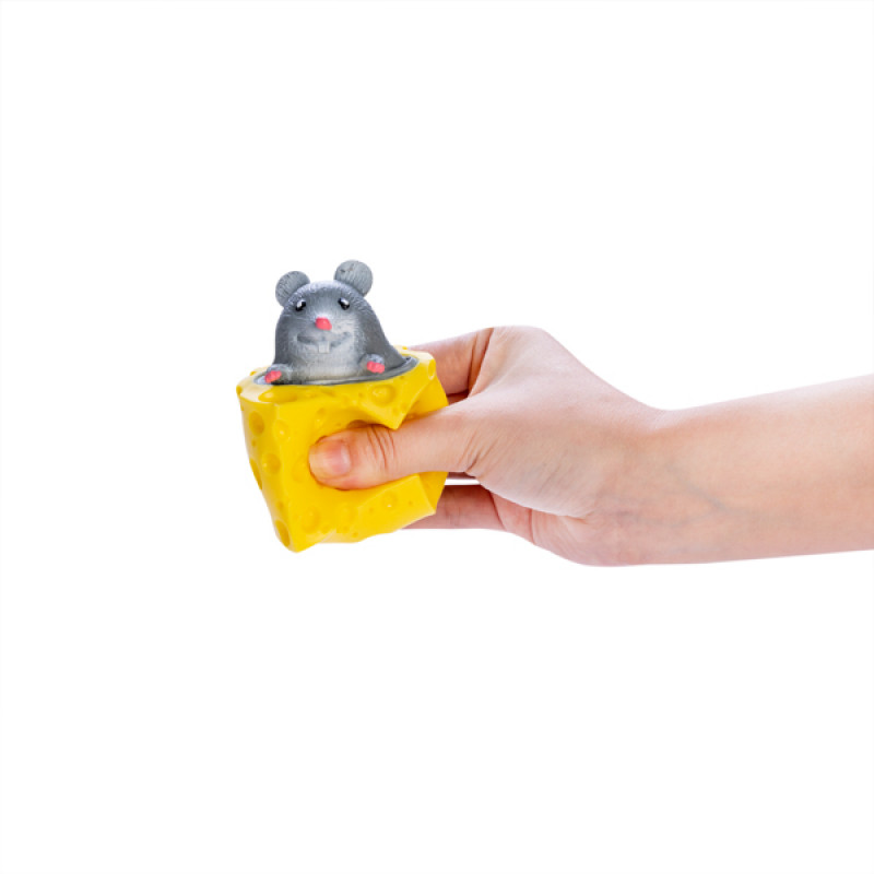 SQUEEZY POP UP MOUSE IN BLOCK OF CHEESE