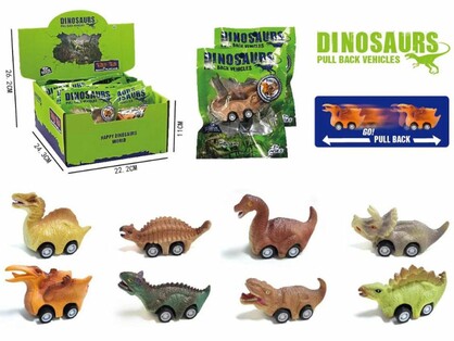 PULLBACK DINOSAUR (8 ASSTD) – 6cm