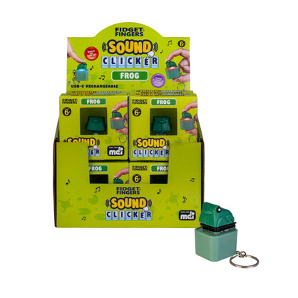 Fidget Sound Clicker Keychain Frog