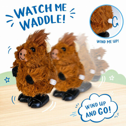 Highland Cow Fuzzy Wind-Up
