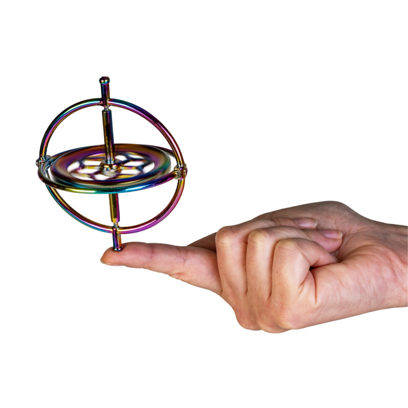 Gravity-Defying Gyro Spinner