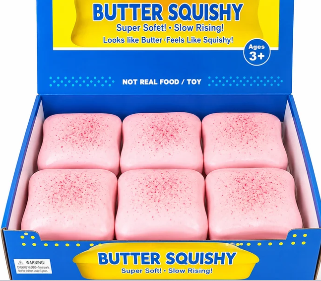 SQUISHY PINK TOAST SELF RAISING