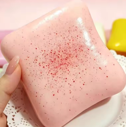 SQUISHY PINK TOAST SELF RAISING