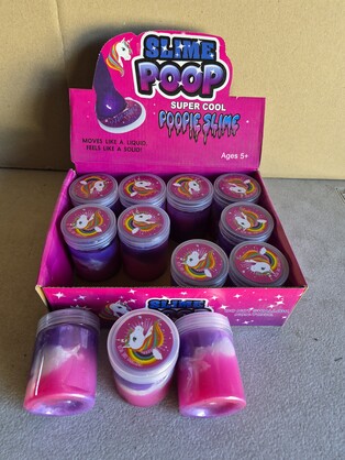 UNICORN SLIME IN TUB